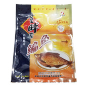 包邮 湖南常德特产 童胖子酱板鱼香辣卤味零食198克酱香鱼鲫鱼满就
