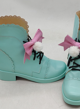 A16扭曲仙境蔷薇王国白兔节庆典EPEL cosplay鞋来图定制动漫游戏