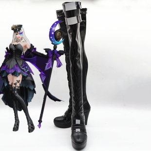 王者荣耀王昭君墨莲月吟cos鞋来图定制动漫游戏角色cosplay鞋靴