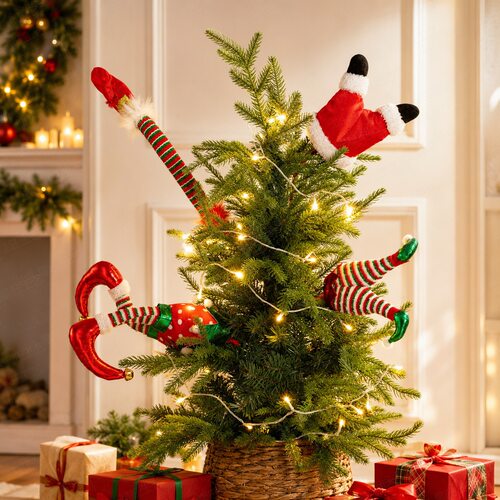 Christmas Tree Pick Arms Legs Tree Picks Holiday Decor Set