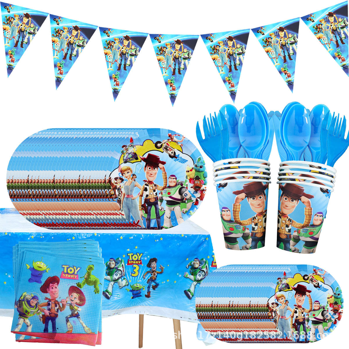玩具总动员生日派对装饰巴斯光年派对用品纸盘纸巾纸杯桌布糖果盒,节庆用品/礼品,节日装扮用品,淘宝优惠券,粉丝福利购,淘宝优惠卷