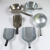 不锈钢水勺加汤勺子铲勺水瓢中药瓢饲料勺铁勺工地勺糠勺瓜瓢水舀