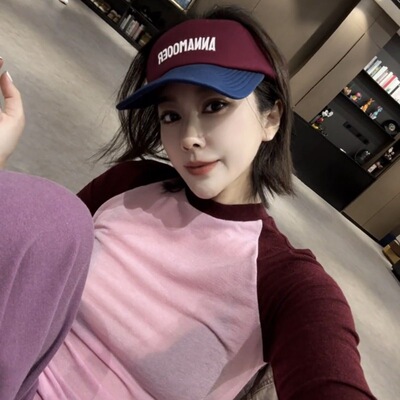 欧洲站2026春季新款拼色五分袖t恤女时尚洋气百搭圆领套头上衣潮