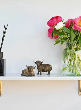 树脂工艺品礼物家居创意装饰礼品牦牛树脂摆件装饰品家居玄关