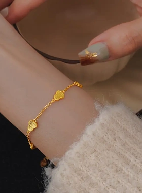 2025年新款新中式碎冰冰葫芦手链女轻奢小众超闪复古精致百搭手饰