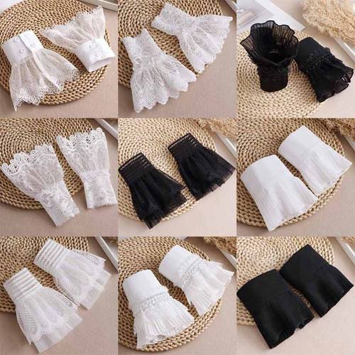 蕾丝网纱蕾丝百搭网纱花边假袖口