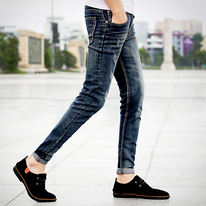 Jeans pour adolescent pieds Slim pour Quatre saisons - Ref 1465151 Image 1