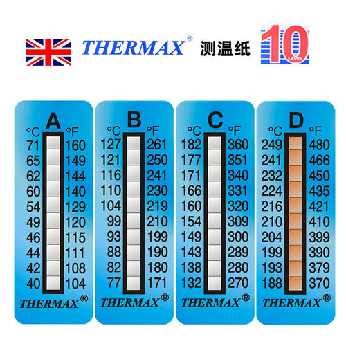 英国测温纸thermax热敏感温纸