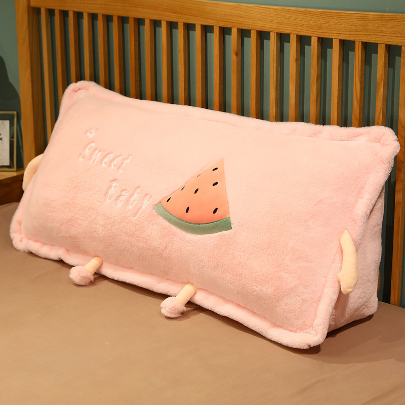 新卡通三角抱枕靠垫卧室床头沙发大靠枕软包榻榻米飘窗护腰女靠品