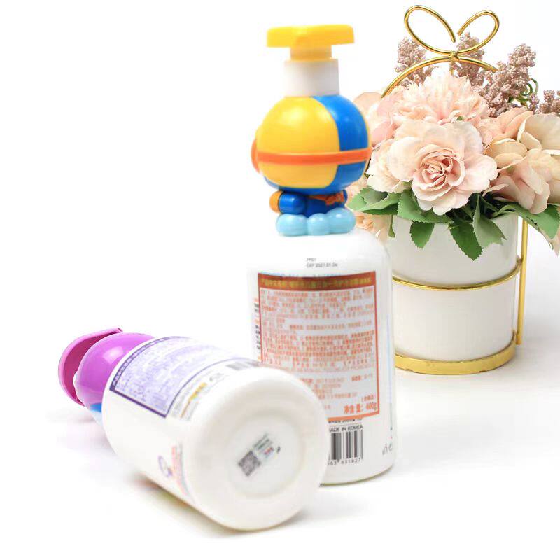 韩国进口PORORO宝露露宝宝儿童洗发水护发素沐浴露三合一男孩女孩