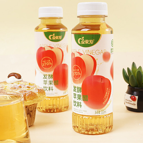 金果源发酵苹果醋饮料瓶装330ml
