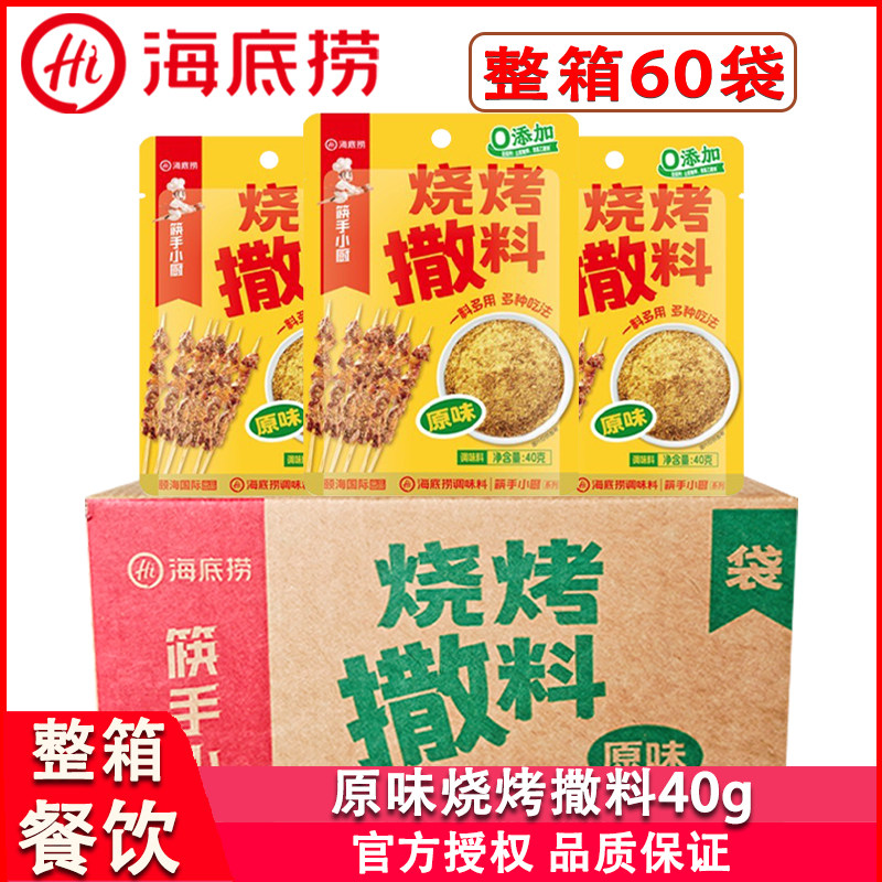 海底捞原味烧烤撒料40g*60袋餐饮烤牛羊肉鸡翅五花肉多用撒料腌料
