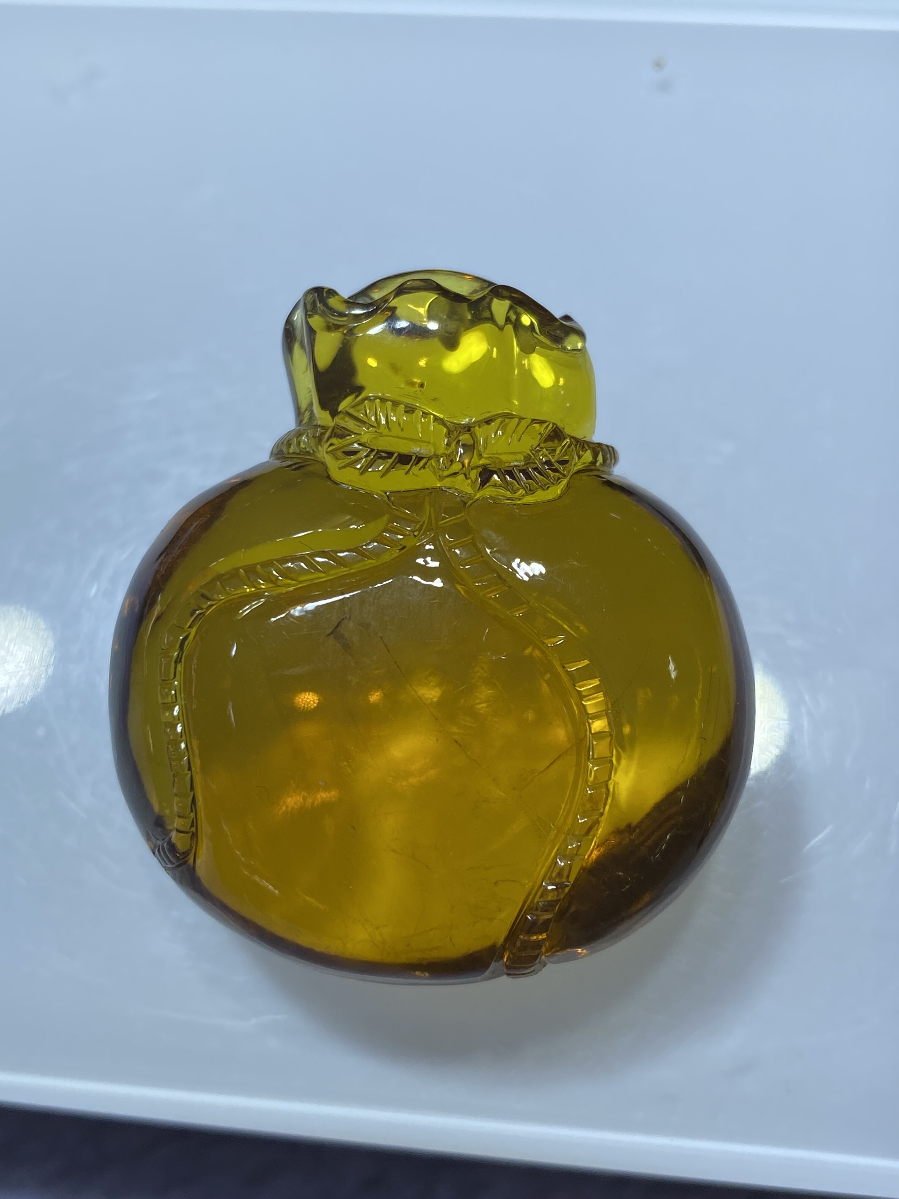缅甸天然琥珀，金珀钱袋子，寓意代代有钱，克重13.8克