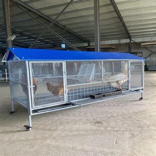 尖顶养殖笼鸡鸭鹅笼遮雨棚防黄鼠狼蛇加密全套户外防雨加厚鸡笼棚
