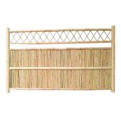 竹篱笆栅栏围栏清水篱日式 饰竹子 户外花园防腐竹墙隔断阳台院子装