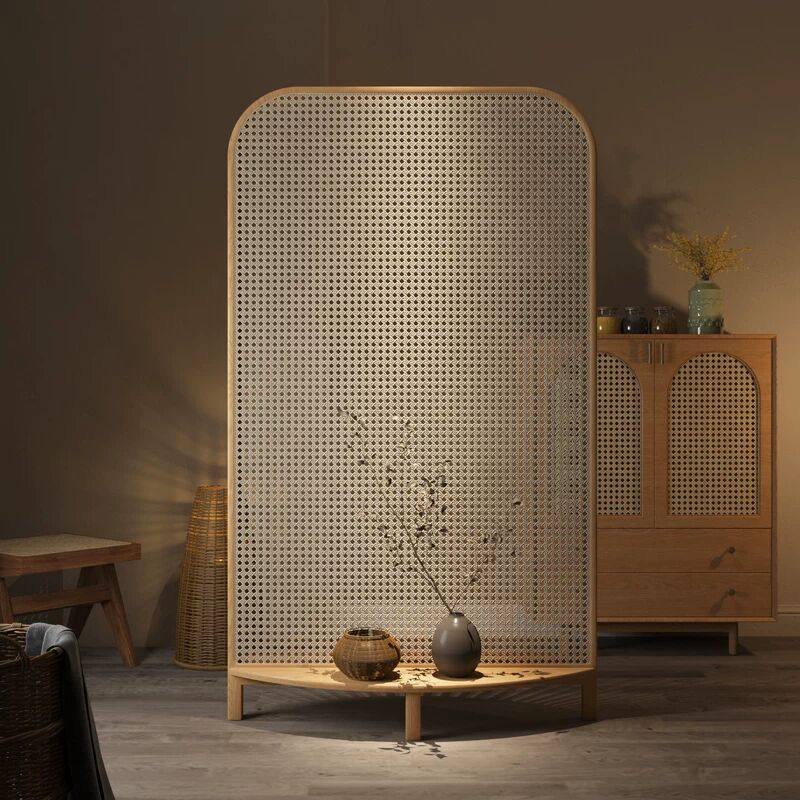 中式藤编座屏隔断 客厅实用简约红胡桃木屏风,住宅家具,座屏,淘宝优惠券,粉丝福利购,淘宝优惠卷