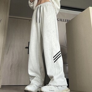 CODE 美式机能冲锋裤秋冬季加绒阔腿休闲长裤街宽松直筒裤子男女