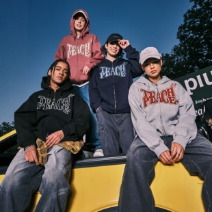 TEACH PEACE 春秋美式街头连帽卫衣开衫外套宽松贴布刺绣情侣帽衫