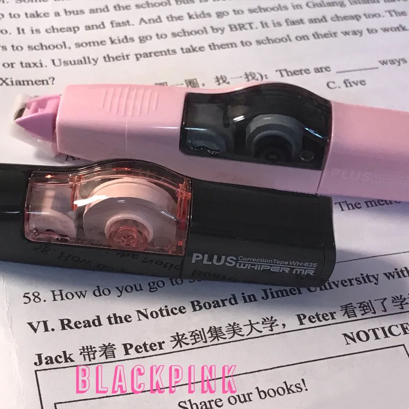 日本plus普乐士修正带wh-635/625改错带替换芯改正带小学生修改带