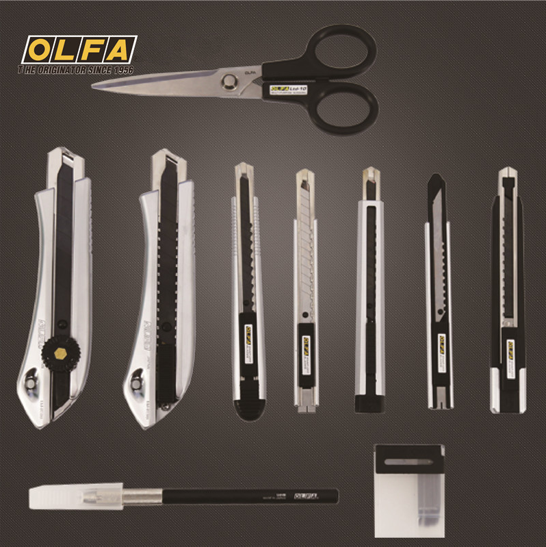 日本olfa原装进口美工刀剪刀