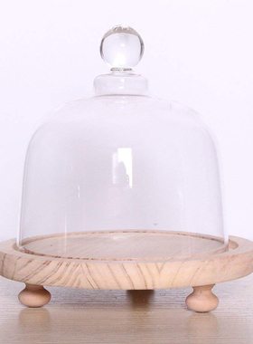 永生蛋糕罩展示粘土手办蜡烛摆件