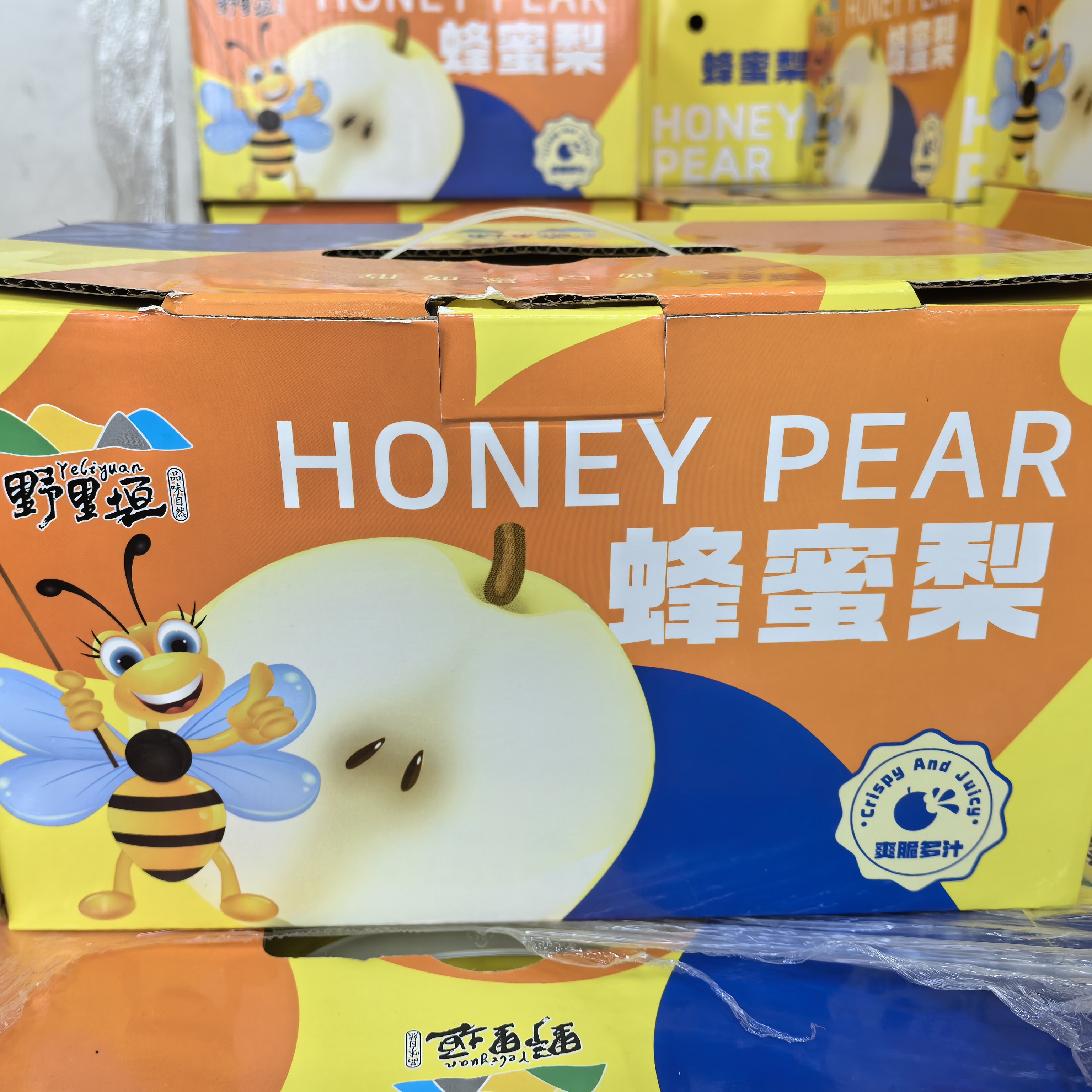 野里垣蜂蜜梨脆甜天山雪梨新鲜冰糖梨子应季孕妇水果顺丰包邮