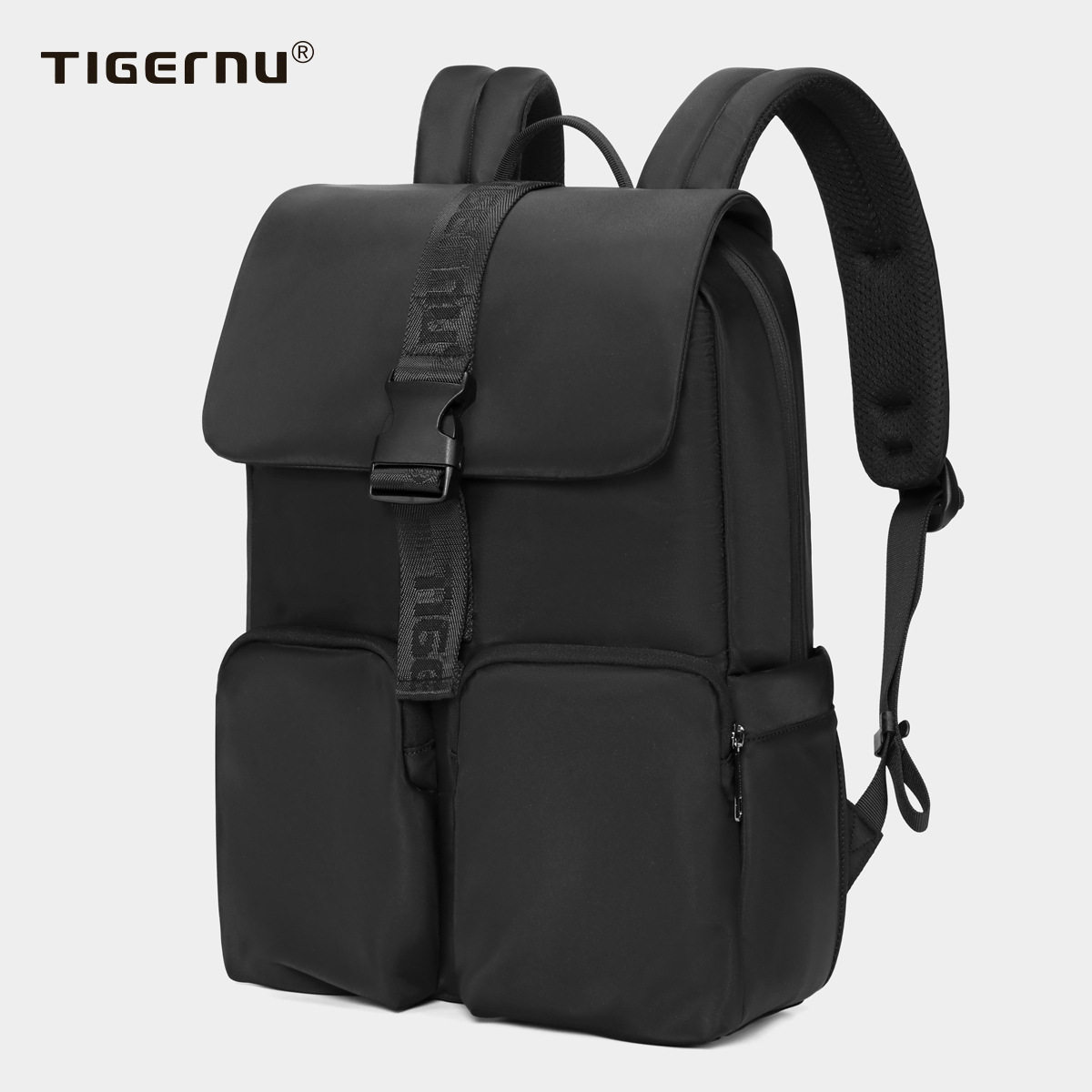 tigernu商务通勤双肩包大容量旅行简约电脑背包礼品防水休闲背包