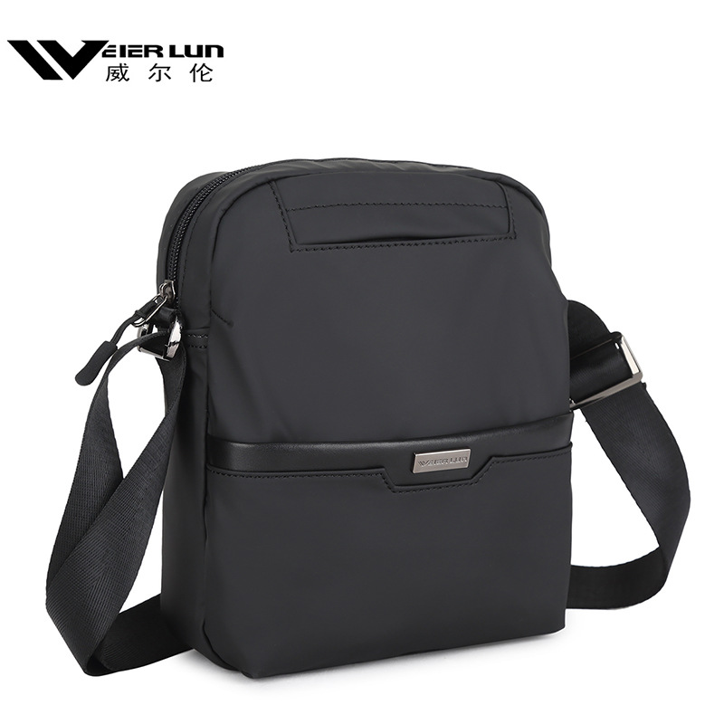 威尔伦时尚肩包士包包2022新款防水斜挎包包运动休闲小背包