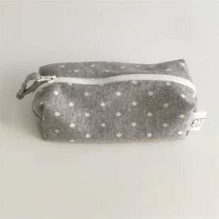 nuaname笔袋高颜值大容量简约ins风女生韩国小众便携化妆包小型女