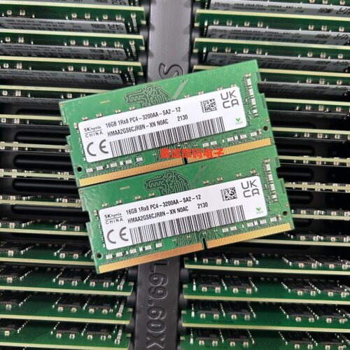 SK 海力士 HMAA2GS6CJR8N-XN 16G 1RX8 DDR4 PC4-3200 笔记本内存