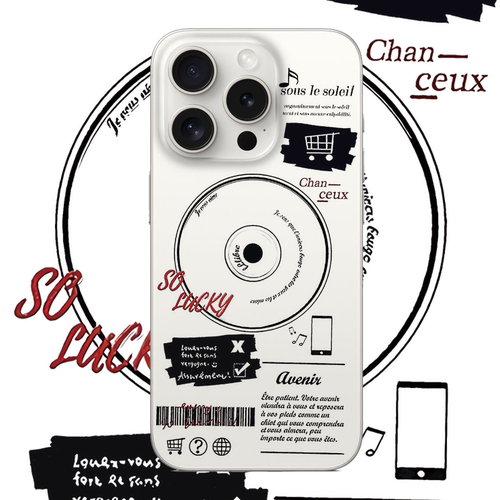 音乐CD适用于苹果17PROMAX透明手机壳硅胶简约iPhone16PROMAX情侣15PRO小众14华为小米13个性12VIVOOPPO