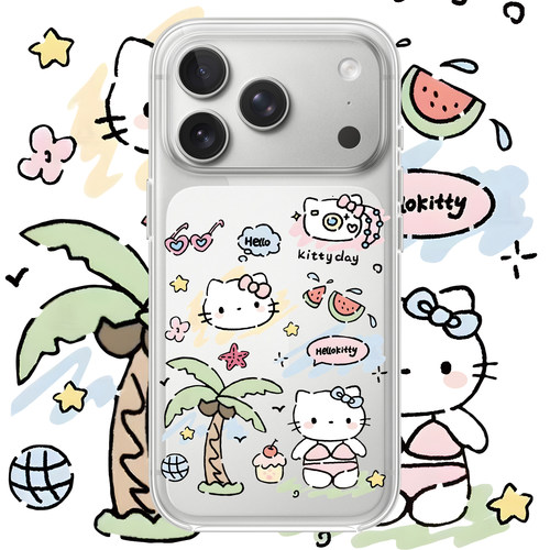 可爱KT猫咪适用于iPhone17PROMAX卡通16PROMAX苹果透明手机壳15动漫14创意13简约适用小米17PROMAX华为OPPO