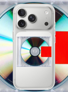 CD光碟适用于苹果17PROMAX透明手机壳硅胶可爱iPhone16PROMAX情侣15PRO卡通14华为小米13动漫12VIVOOPPO