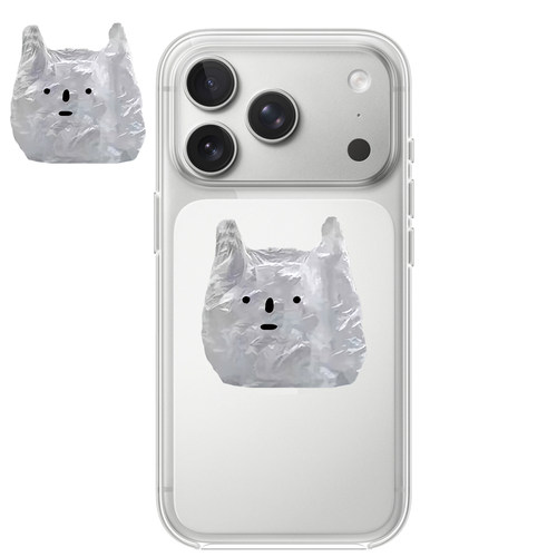 EMO塑料袋适用于苹果17PROMAX透明手机壳硅胶简约iPhone16PROMAX情侣15PRO小众14VIVOOPPO13个性12华为小米 - 封面