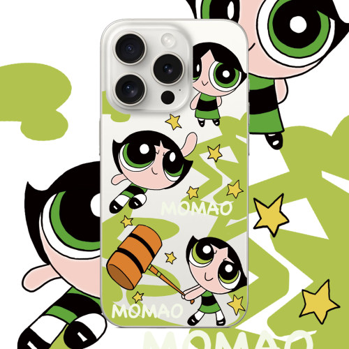 动漫飞天小女警适用于iPhone17PROMAX可爱16PRO卡通苹果透明手机壳15PRO个性14创意13适用小米15华为OPPOVIVO