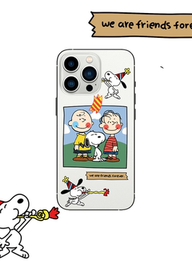 可爱史努比适用苹果17PROMAX情侣15PRO可爱13动漫12卡通14个性iPhone16PROMAX硅胶透明手机壳华为小米vivoopp