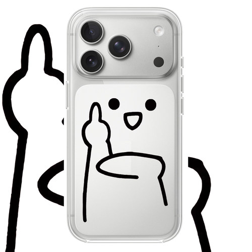 可爱小人适用于苹果17PROMAX透明手机壳硅胶简约iPhone16PROMAX情侣15PRO小众14个性13华为12小米15VIVOOPPO