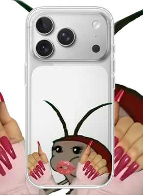性感小强适用iPhone17PROMAX可爱11创意15恶搞13酷14简约12苹果16PROMAX情侣透明手机壳VIVOOPPO11华为小米14