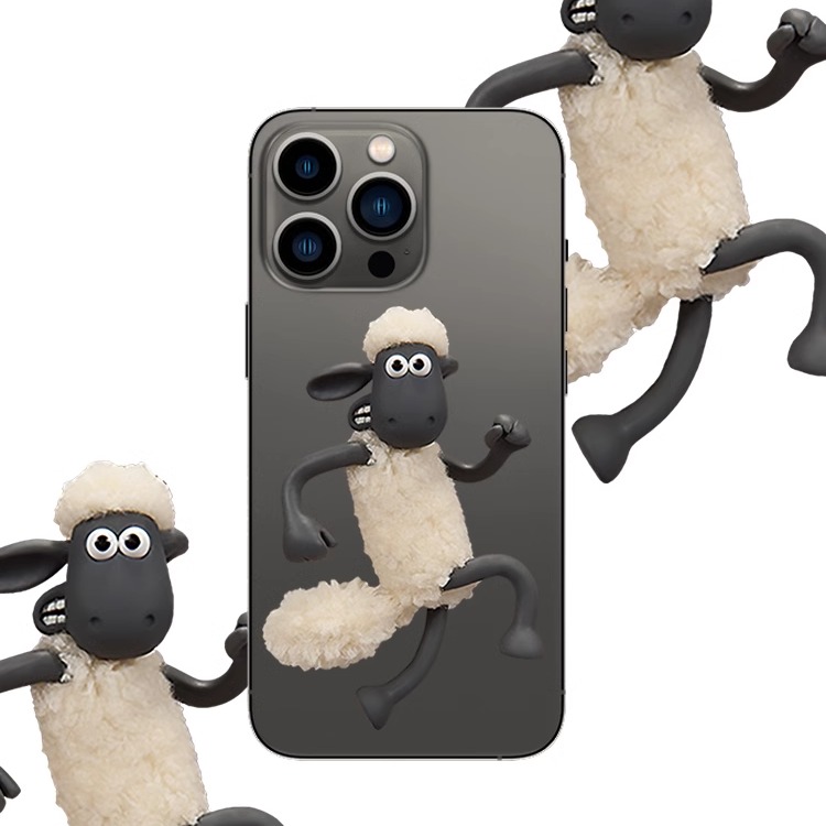 搞笑小羊适用苹果17PROMAX情侣15可爱13动漫12卡通14个性iPhone16PROMAX硅胶透明手机壳华为小米vivooppo