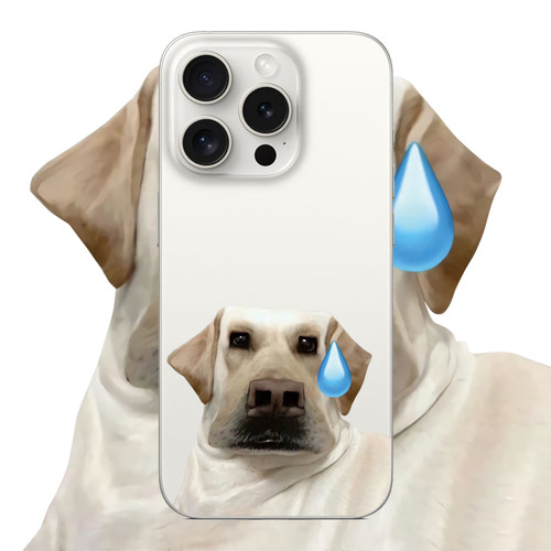 无语小狗适用于苹果18PROMAX透明手机壳硅胶可爱iPhone17PROMAX情侣16PRO卡通15VIVOOPPO14动漫13华为小米