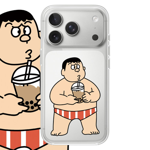 奶茶胖虎适用于苹果17PROMAX透明手机壳磁吸13亚克力硅胶iPhone16PROMAX防摔情侣15PRO卡通14动漫12华为小米