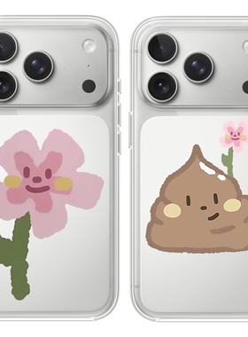 可爱花朵适用iphone17promax卡通15动漫13情侣苹果16promax防摔12简约14硅胶透明手机壳华为小米vivo三星oppo