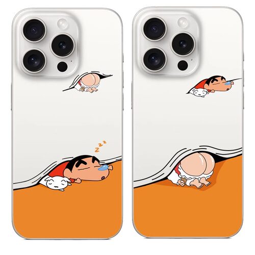 蜡笔小新适用于苹果17PROMAX透明手机壳硅胶可爱iPhone16PROMAX情侣15卡通14动漫13华为12小米15VIVOOPPO