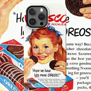 饼干女孩适用于iPhone17PROMAX二合一菲林手机壳情侣苹果16PROMAX可爱15PLUS动漫14卡通13华为小米VIVOOPPO