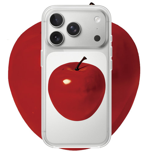 简约红苹果适用iPhone17PROMAX硅胶15设计14小众17PLUS苹果16PROMAX情侣13软透明手机壳小米华为三星OPPOVIVO