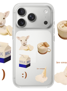 可爱小羊适用于iPhone17PROMAX卡通16PROMAX苹果透明手机壳15动漫14创意13简约1211适用小米17PROMAX华为OPPO