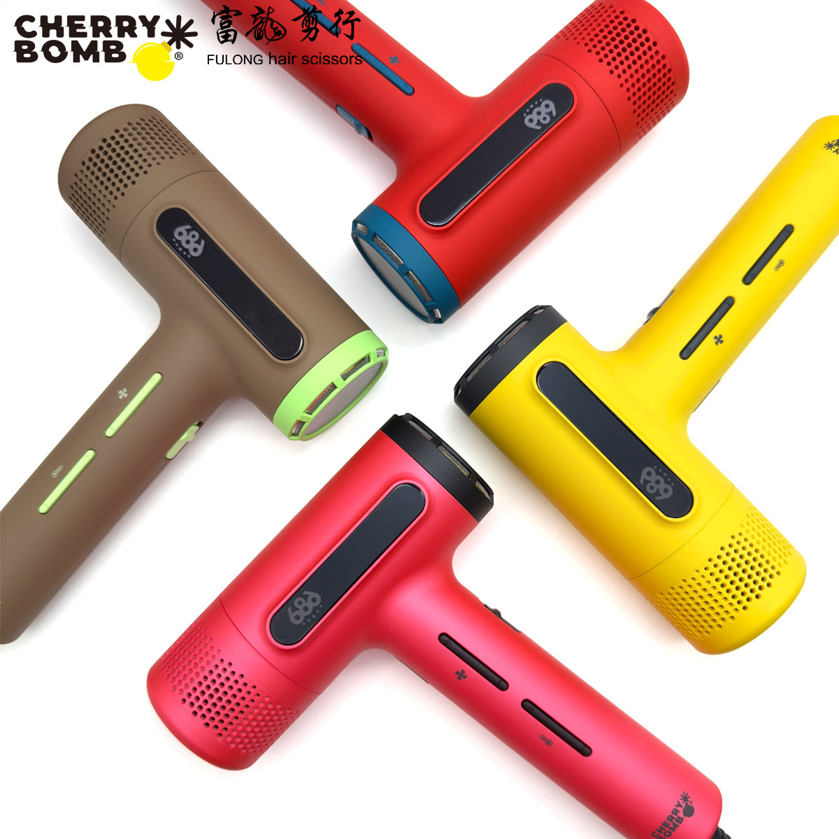 CHERRYBOOM樱桃686S专业吹风机负离子护发高速造型小巧电吹风发廊
