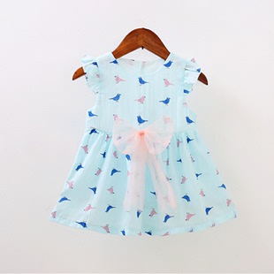 2024新款 女童连衣裙夏装 一周岁女宝宝纯棉洋气公主裙可爱婴儿裙子