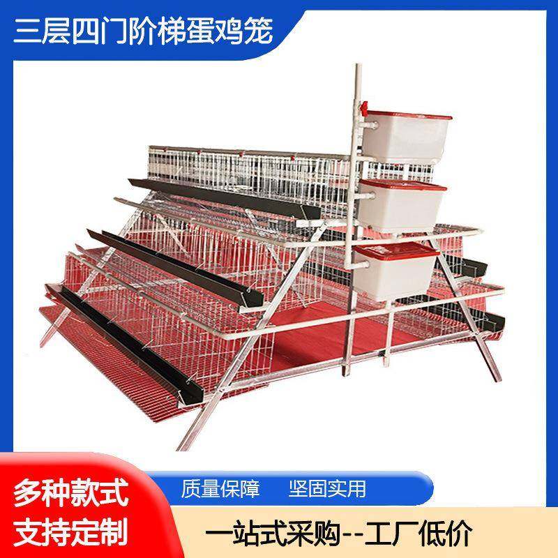四层五门阶梯式蛋鸡笼大型蛋鸡场养鸡设备层叠式养殖鸡笼鸭笼架子,畜牧/养殖物资,特种养殖设备,淘宝优惠券,粉丝福利购,淘宝优惠卷