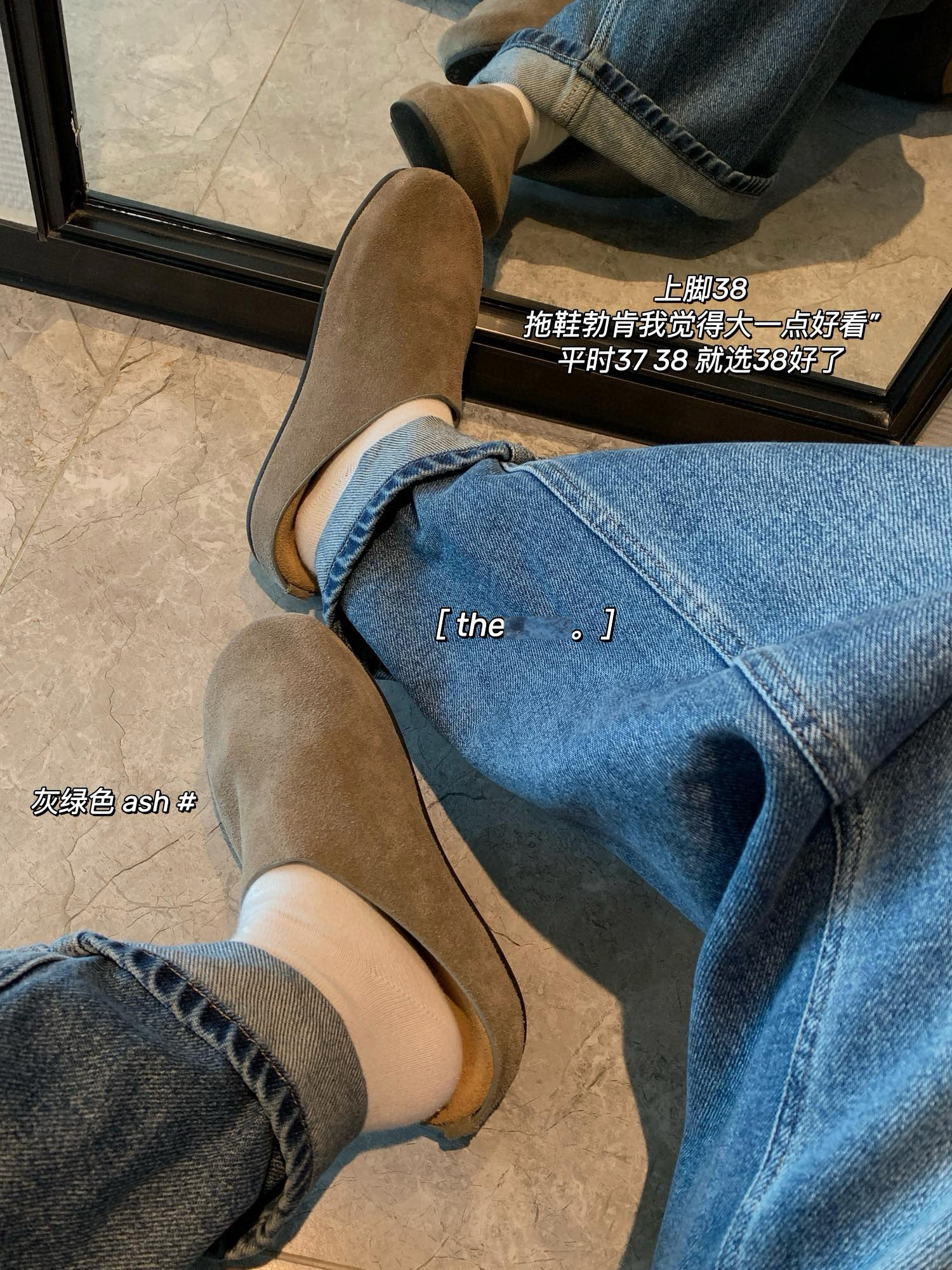 实拍进口纯原皮！肯豆同款软木勃肯半包拖鞋 弯曲不掉跟 舒适护脚